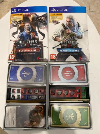 Cartas The Witcher 3 Wild Hunt PS4