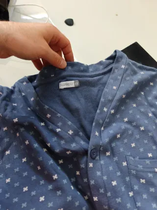 Maglia Karelpiu fantasia azzurra