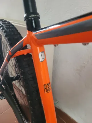 Bicicleta Eléctrica Cannondale Naranja