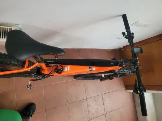 Bicicleta Eléctrica Cannondale Naranja