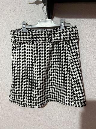 Minifalda pata de gallo talla XS nueva fiesta