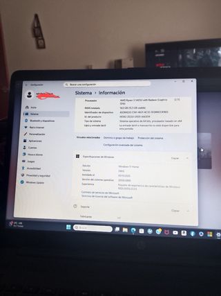 Portátil HP Negro/Plateado