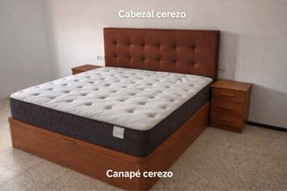 Liquidación dormitorio  Canapé cajonera mesita