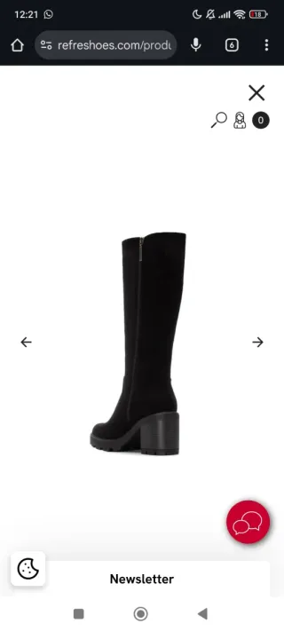 Botas Refresh Talla 40 Negras