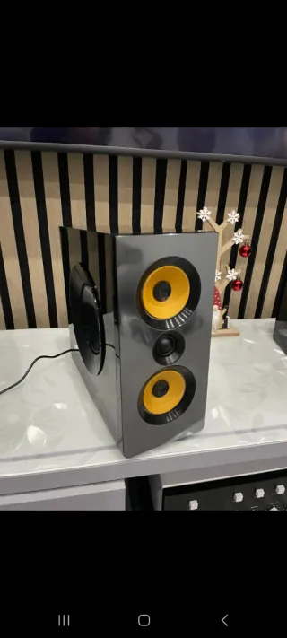 Altavoces LG Amplificados Kebla Negro/Amarillo