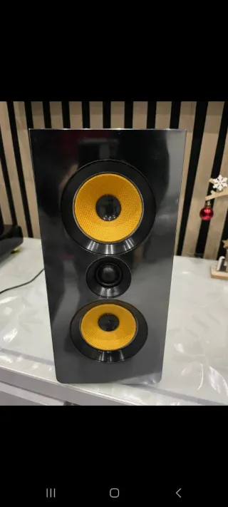 Altavoces LG Amplificados Kebla Negro/Amarillo