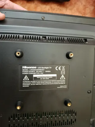 Televisión Hisense Negra