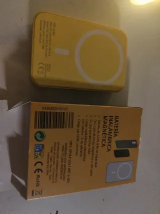 Cargador Inalámbrico DMG 5000 mAh Amarillo