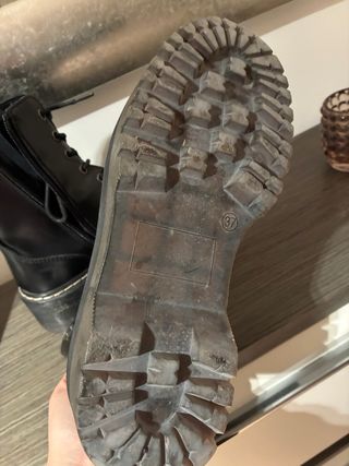 Botas militares Coolway mujer negras