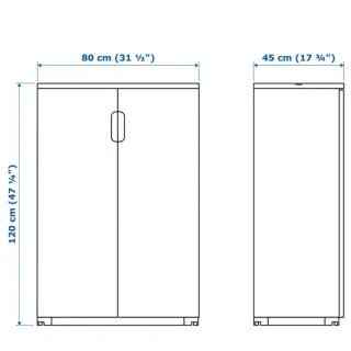 Mueble Archivador Blanco