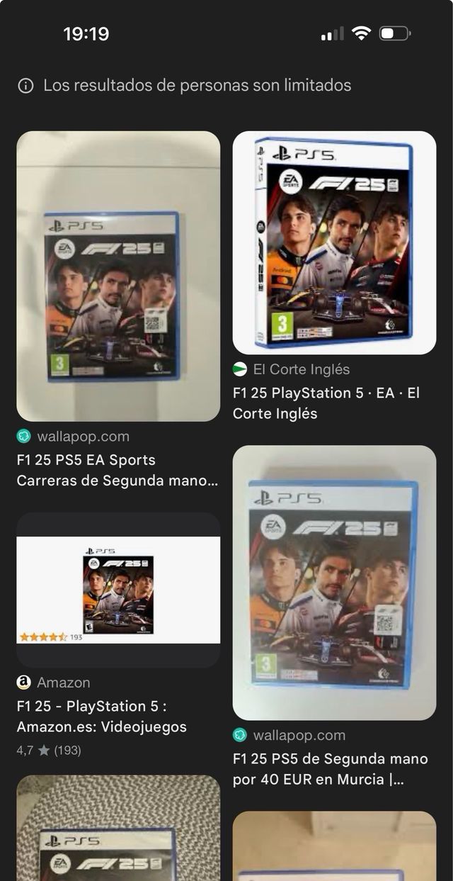 Gioco PS5 F1 25 EA Sports