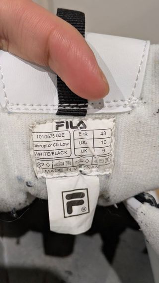 Zapatillas Fila Disruptor CB Low Talla 43