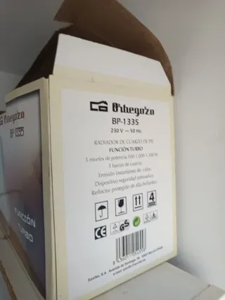 Estufa Orbegozo BP 1335 con caja
