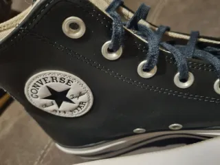 Zapatillas Converse Piel Negras Talla [39]