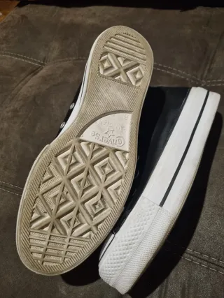 Zapatillas Converse Piel Negras Talla [39]