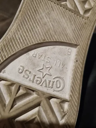 Zapatillas Converse Piel Negras Talla [39]