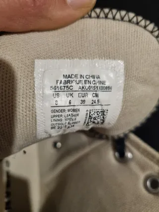 Zapatillas Converse Piel Negras Talla [39]