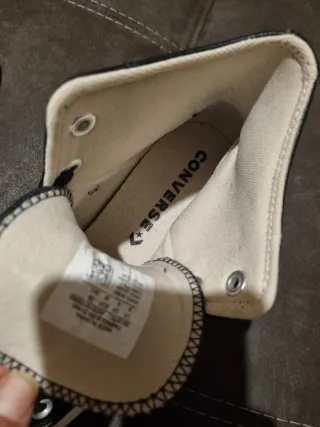 Zapatillas Converse Piel Negras Talla [39]