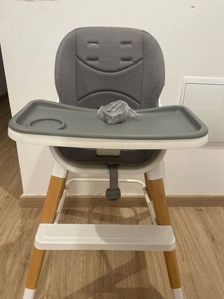 Trona Olmitos blanca y madera