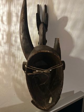 Máscara Africana Baule Costa de Marfil