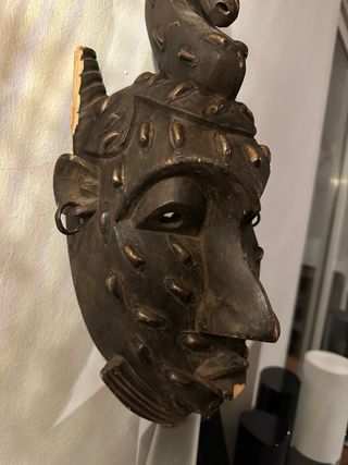 Máscara Africana Baule Costa de Marfil