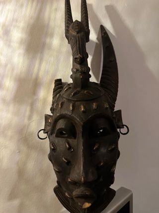 Máscara Africana Baule Costa de Marfil