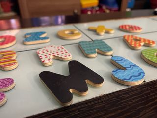 Letras imantadas para nevera