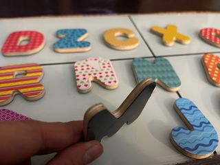 Letras imantadas para nevera