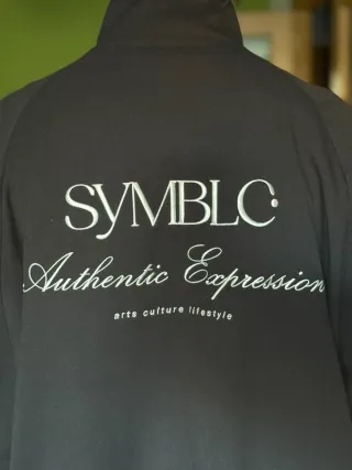 Chaqueta bomber negra de entretiempo Bershka