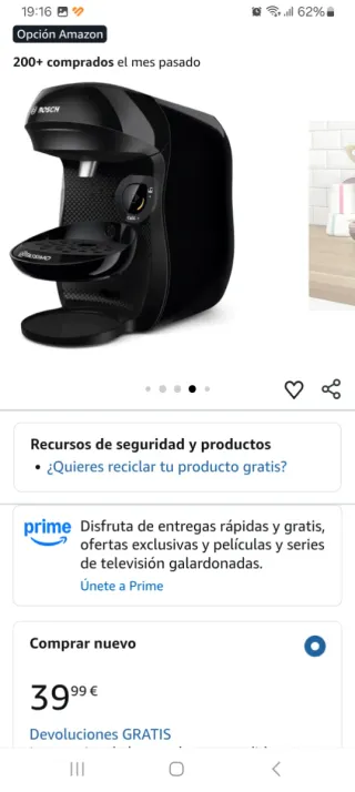 Macchina da caffè Bosch Tassimo Happy