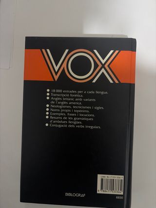 Vox: Diccionari Angles-Catala/Catala-Angles