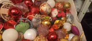 Árbol de Navidad Fibra Óptica con Adornos