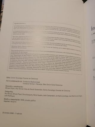 Libro técnico naturaleza