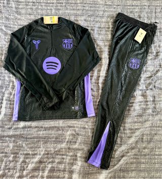 Chándal FC Barcelona Nike Negro/Morado