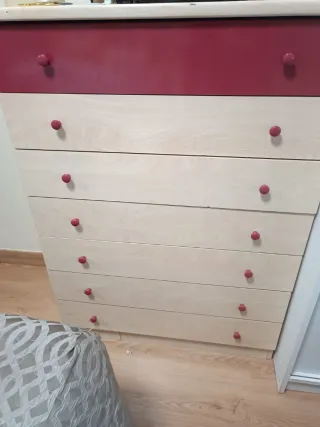 Muebles de dormitorio y 2 camas