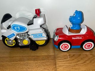 2 Juguetes Coche y Moto Bebé