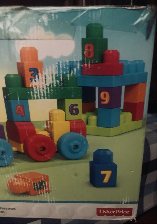 Mega Bloks Tren de Aprendizaje 123