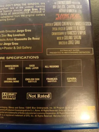 No profanar el sueño de los muertos Blu-ray Ingles