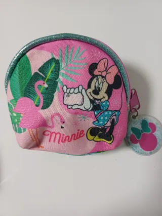 Conjunto Bolso y Monedero Minnie Mouse Flamingo