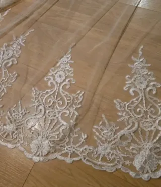 Velo mantilla de novia de 4 metros