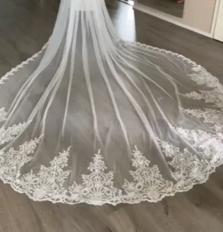 Velo mantilla de novia de 4 metros