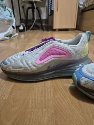 Nike Air Max 720 Blanco/Aqua Psíquico, TALLA 40