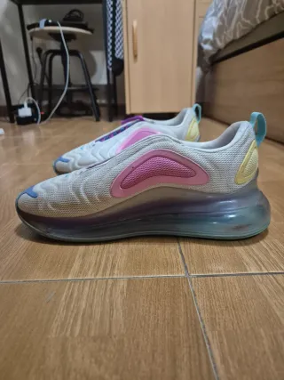 Nike Air Max 720 Blanco/Aqua Psíquico, TALLA 40