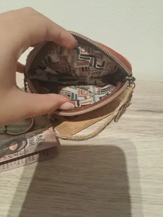 Monedero Annelise con dibujo