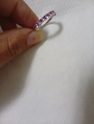 Anillo Pandora Rosa y Plata