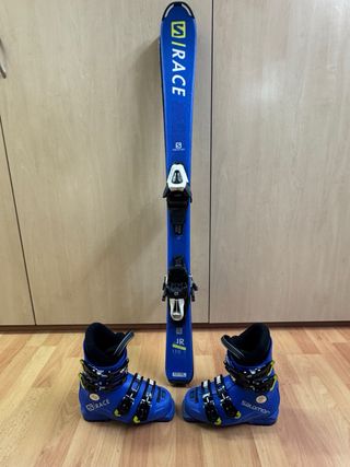 Esquís y Botas Salomon JR Race