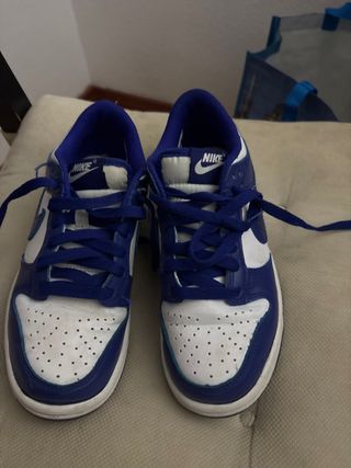Zapatillas Nike Dunk Azul y Blanco