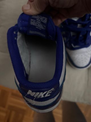 Zapatillas Nike Dunk Azul y Blanco