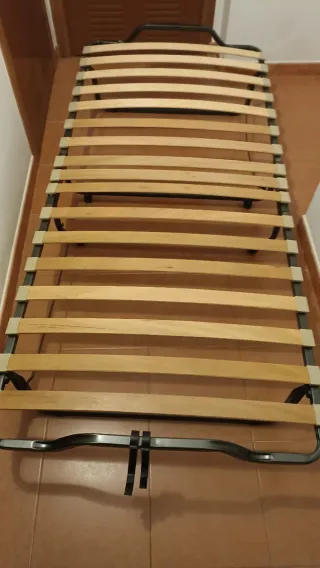 Cama Plegable 90x200 con ruedas