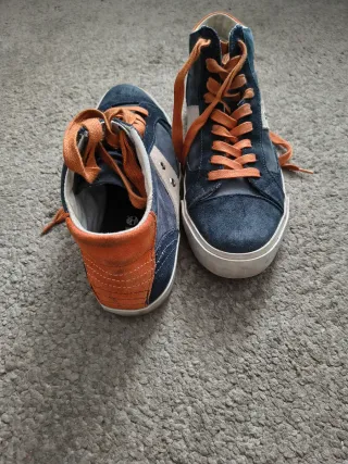 Botas Timberland Earthkeeper Azul Naranja